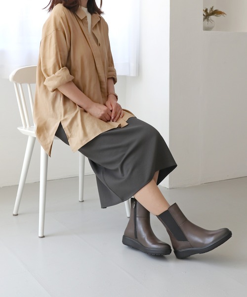 「MODE KAORI」 ショートブーツ M ブラック レディース_画像9