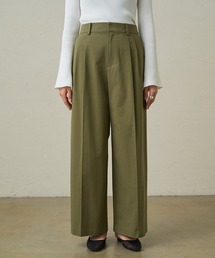 「LOUNGEDRESS」 チノパンツ MEDIUM カーキ レディースの画像2