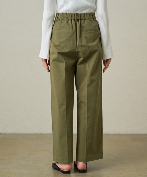 「LOUNGEDRESS」 チノパンツ MEDIUM カーキ レディースの画像4