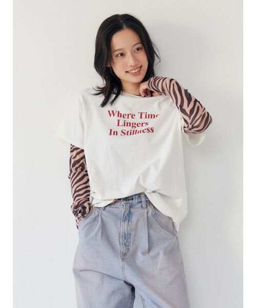 TODAYFUL【美品】Sleep Big Tee★ungrid Ungrid（アングリッド） tシャツ バックフォトプリントTee レディース