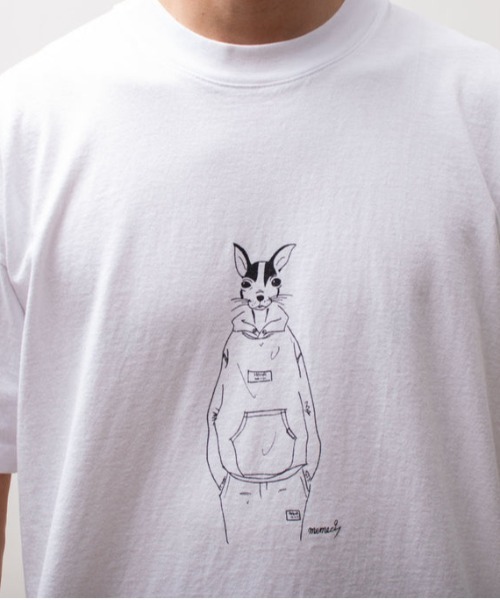 tシャツ A blends Meme-ci × A blends イラストTシャツ ””chihuahua”” メンズ レディース | A blends | 04