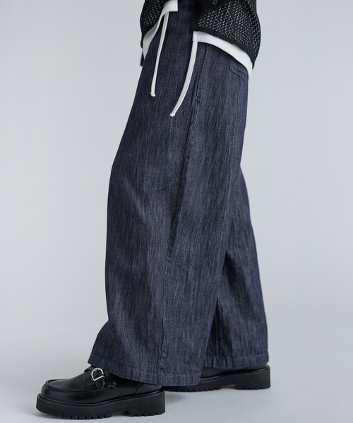 「SOCCE」 デニムパンツ M ネイビー メンズ_画像3