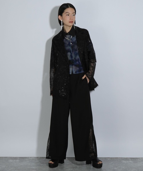 「HARE」 テーラードジャケット FREE ホワイト レディース_画像8