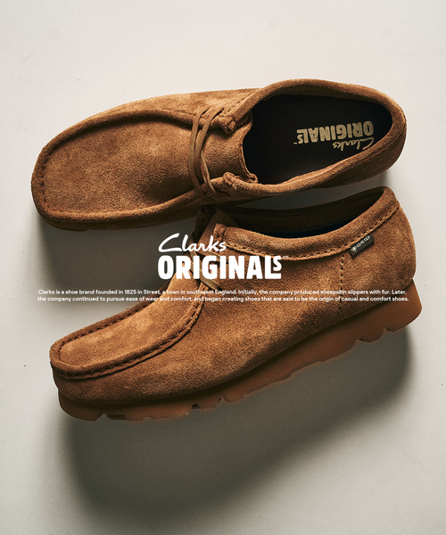 Clarks（クラークス） スニーカー Wallabee GTX メンズ : ZOZOTOWN