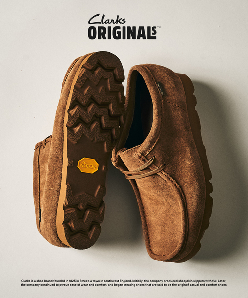 Clarks（クラークス） スニーカー Wallabee GTX メンズ : ZOZOTOWN