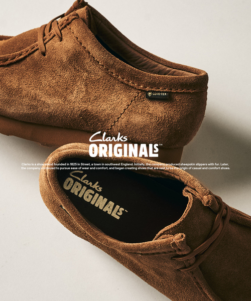 Clarks（クラークス） スニーカー Wallabee GTX メンズ : ZOZOTOWN