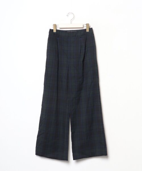 BEAMS LIGHTS（ビームス ライツ） チェック柄パンツ 36 ネイビー