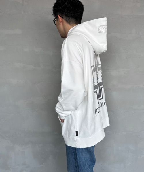 「PENDLETON」 プルオーバーパーカー X-LARGE ブラック レディース_画像3