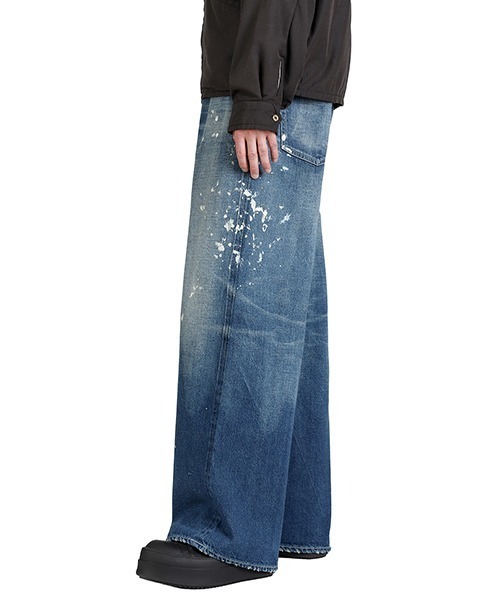 ワイドパンツ ジーンズ メンズの画像