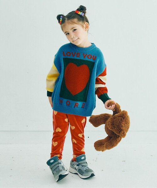 「p.premier」 「KIDS」長袖ニット 130 ピンク キッズ_画像2