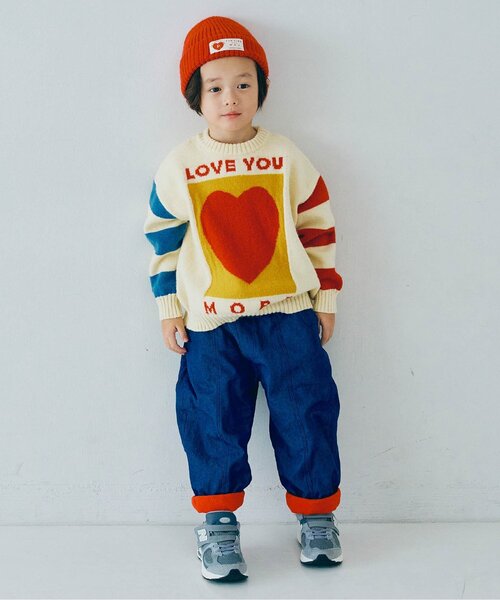 「p.premier」 「KIDS」長袖ニット 130 ピンク キッズ_画像5