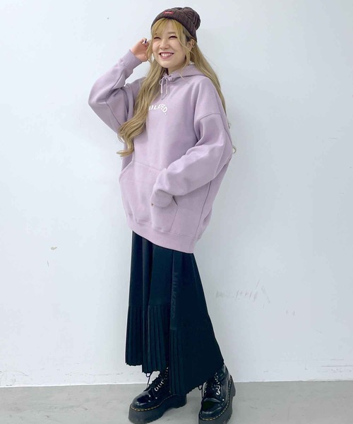 「MILKFED.」 プルオーバーパーカー ONE SIZE ライトパープル レディース_画像9