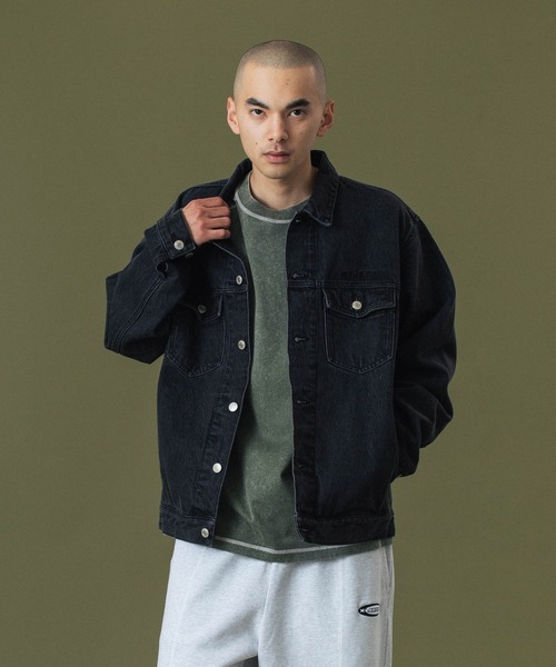 「XLARGE」 デニムジャケット S ブラック メンズの画像