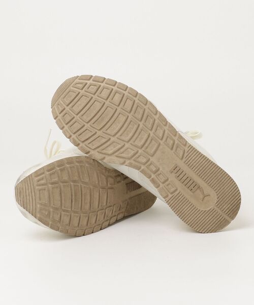 「PUMA」 ローカットスニーカー 24.0cm ベージュ レディース_画像3