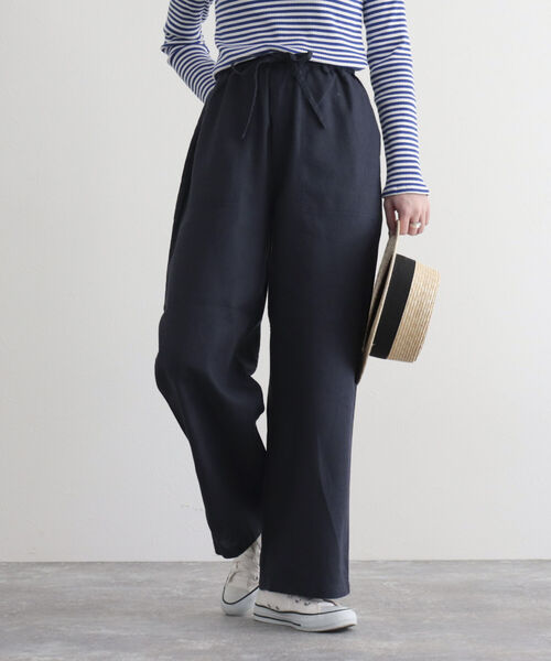 「GEVACO」 イージーパンツ 38 レッド レディース_画像7