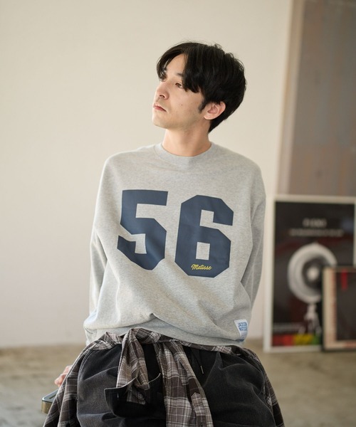 「JACKSON MATISSE」 スウェットカットソー MEDIUM チャコール メンズ_画像3