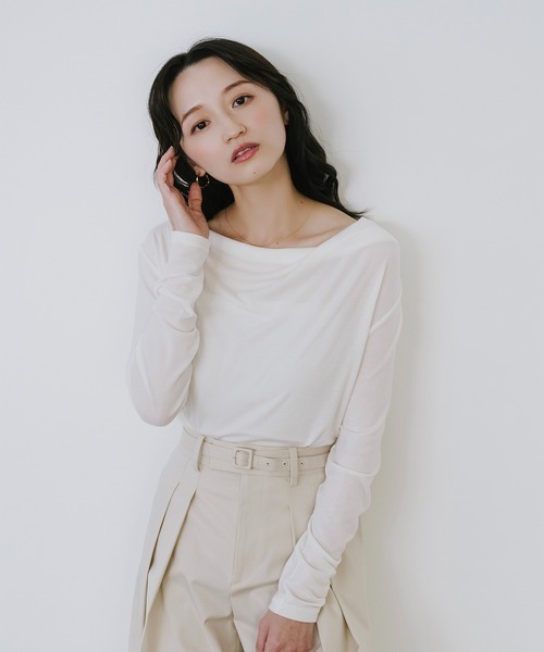 tシャツ ギャザードレーププルオーバー レディース | Sirin