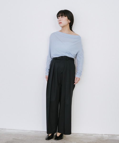 tシャツ ギャザードレーププルオーバー レディース | Sirin | 04