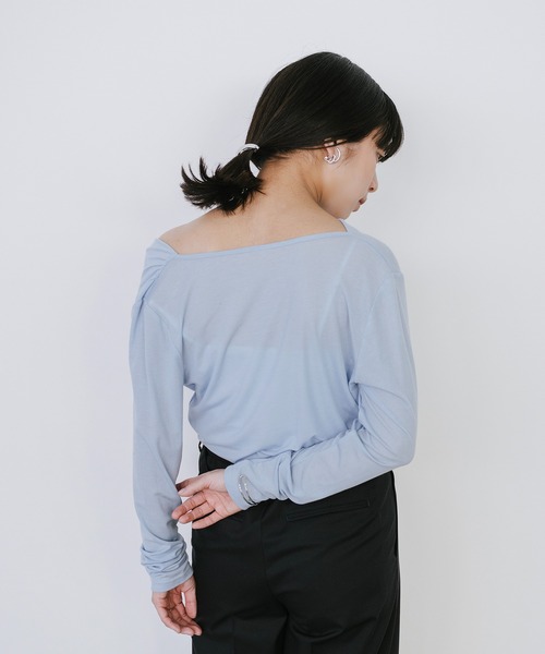 tシャツ ギャザードレーププルオーバー レディース | Sirin | 09