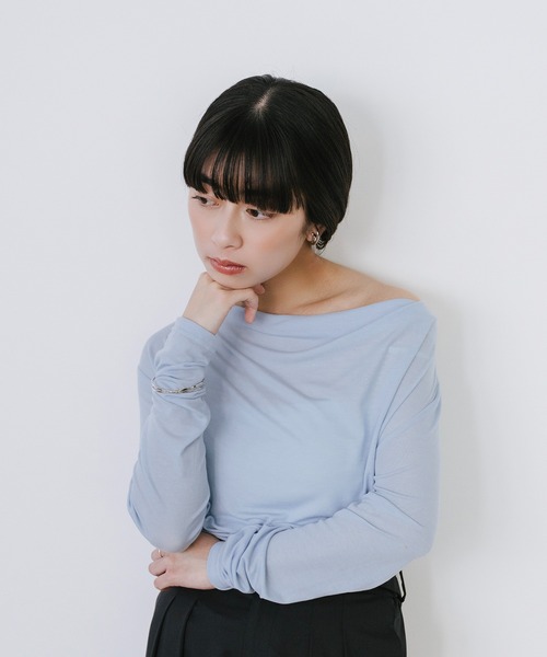 tシャツ ギャザードレーププルオーバー レディース | Sirin | 06