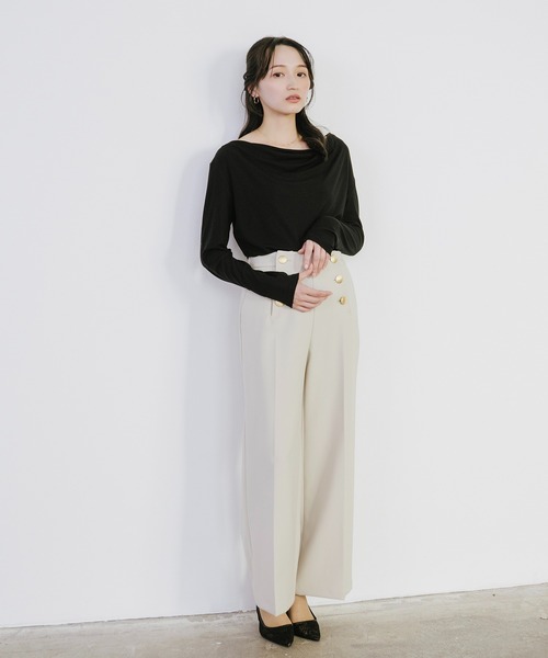 tシャツ ギャザードレーププルオーバー レディース | Sirin | 14
