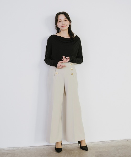tシャツ ギャザードレーププルオーバー レディース | Sirin | 15