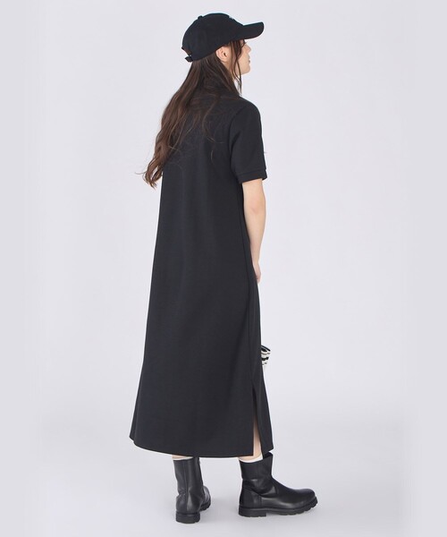 To b. by agnes ワンピース WEBスペシャル ピケ ジャージー 半袖 ポロ