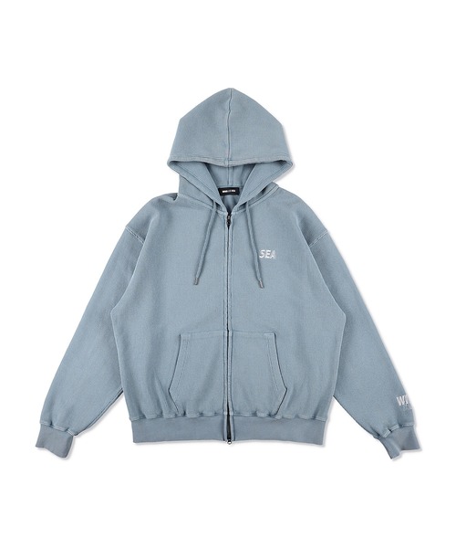 WIND AND SEA グレー パーカー WIND AND SEA（ウィンダンシー） パーカー HEAVY WAFFLE ZIP