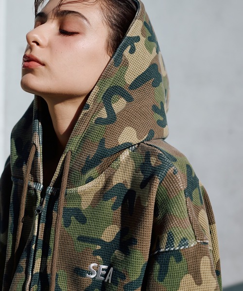 WIND AND SEA（ウィンダンシー） パーカー HEAVY WAFFLE ZIP