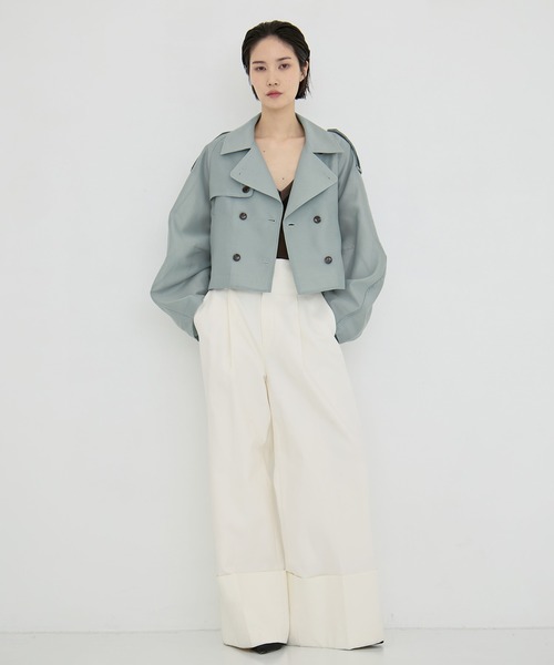 ジャケット・アウター CLANE SHORT TRENCH COAT CLANE(クラネ) OVER SHORT TRENCH COAT - COLDBECK ONLINE（コール