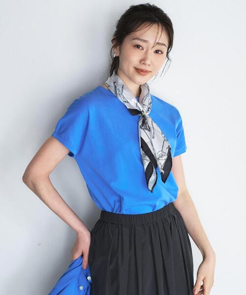 ニット セーター 「9色展開/アンサンブル可/洗える」コットンベーシックニット レディースの画像