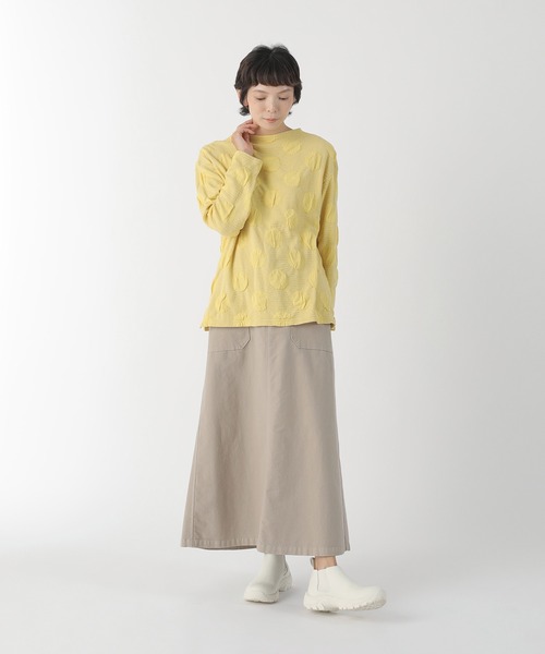 「Plantation」 長袖カットソー M size イエロー レディース