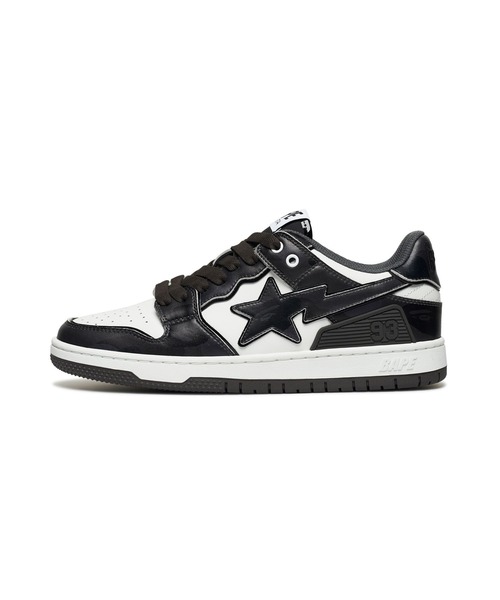 「A BATHING APE」 ローカットスニーカー 8 ブラック メンズの画像