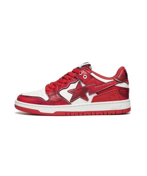 「A BATHING APE」 ローカットスニーカー 8 ブラック メンズの画像