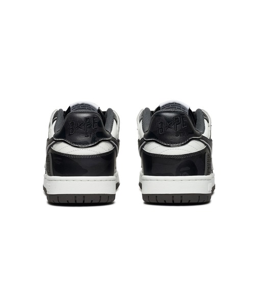 「A BATHING APE」 ローカットスニーカー 8 ブラック メンズの画像