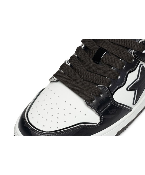 「A BATHING APE」 ローカットスニーカー 8 ブラック メンズの画像