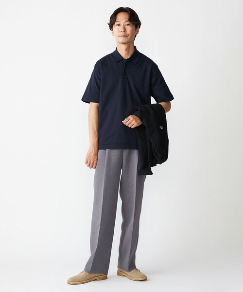 「SHIPS」 半袖ポロシャツ X-LARGE ネイビー メンズ_画像5