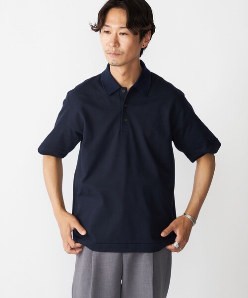 「SHIPS」 半袖ポロシャツ X-LARGE ネイビー メンズ_画像9
