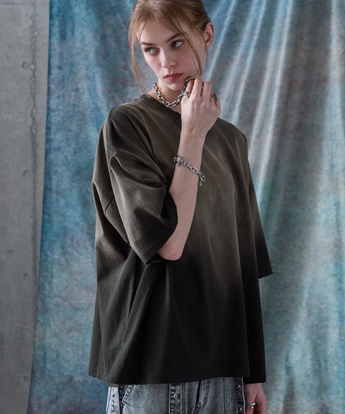 「SERACE」 半袖Tシャツ M ブラウン メンズ_画像5