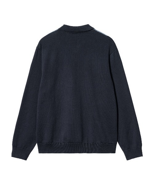 「Carhartt WIP」 長袖ポロシャツ SMALL ブラック メンズ_1