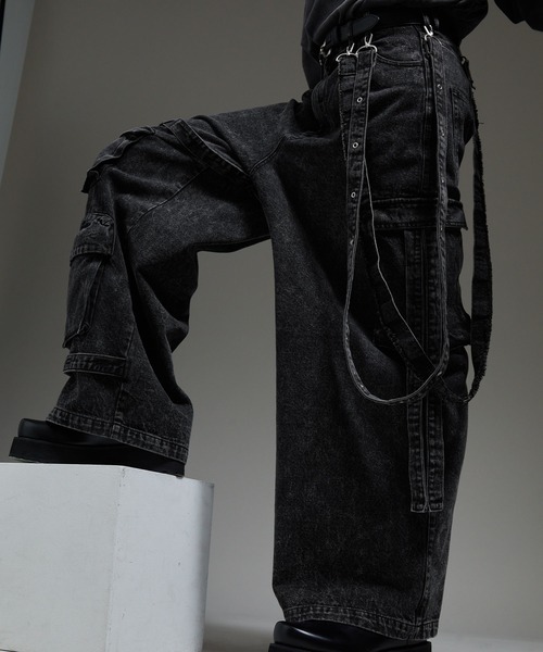 「cussil」 デニムパンツ M ブラック メンズ_画像4