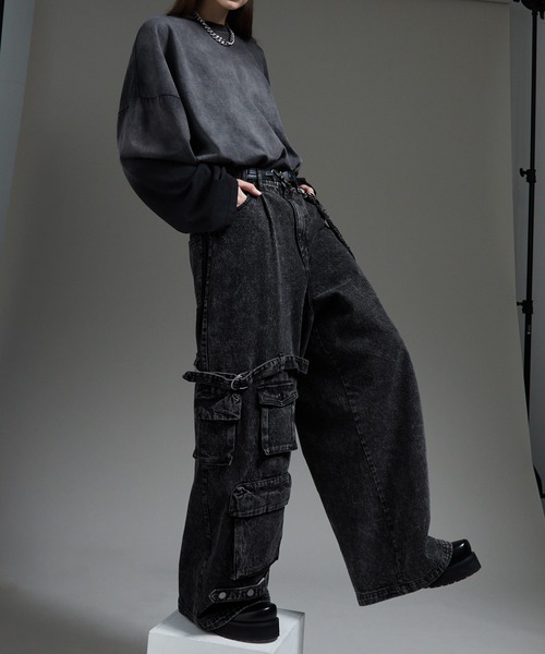 「cussil」 デニムパンツ M ブラック メンズ_画像6