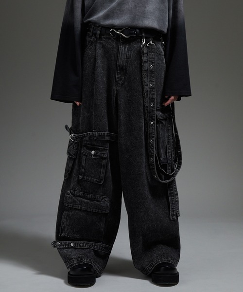 「cussil」 デニムパンツ M ブラック メンズ_画像7