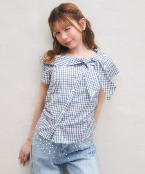 TITTY＆CO.（ティティーアンドコー） ブラウス シャツ ギンガム