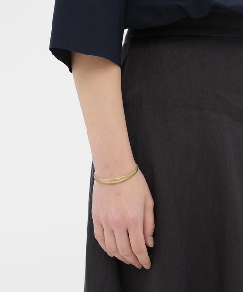 バングル SILVER AND PLATED GOLD レディースの画像
