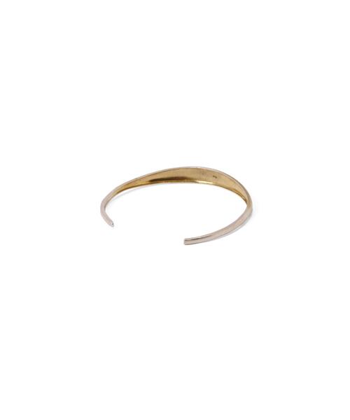 バングル SILVER AND PLATED GOLD レディースの画像