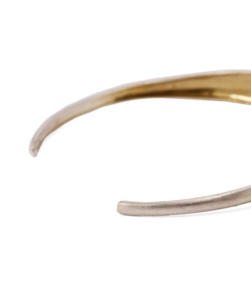 バングル SILVER AND PLATED GOLD レディースの画像