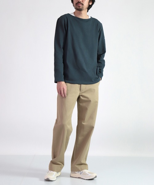 「Tieasy」 長袖Tシャツ 6 クリアブルー メンズ_画像3