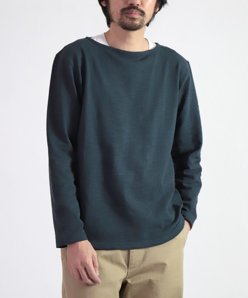 「Tieasy」 長袖Tシャツ 6 クリアブルー メンズ_画像4