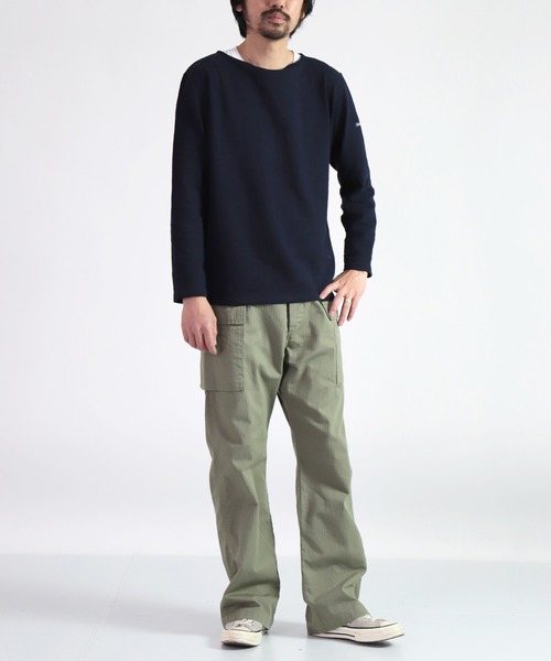「Tieasy」 長袖Tシャツ 6 クリアブルー メンズ_画像6
